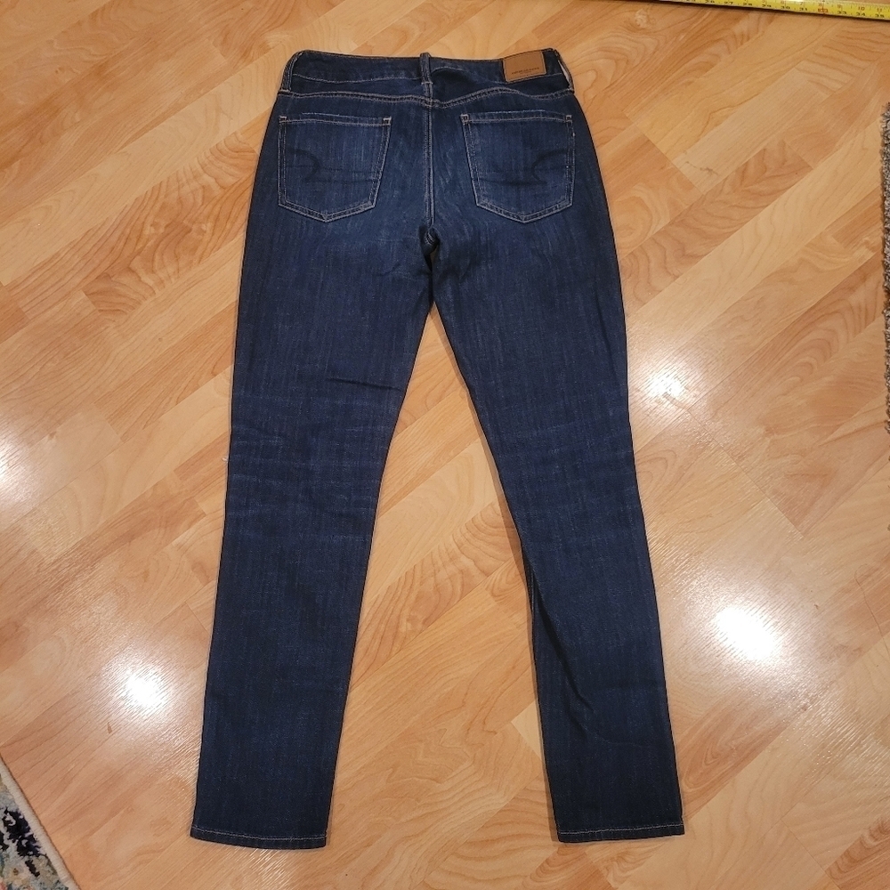 American Eagle Denim Jeans Tomgirl Size 0 - Picture 2 of 7